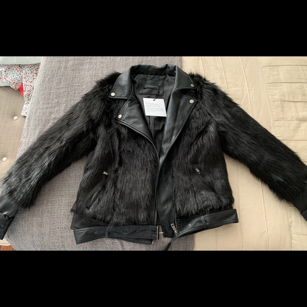 Black Faux Fur Jacket